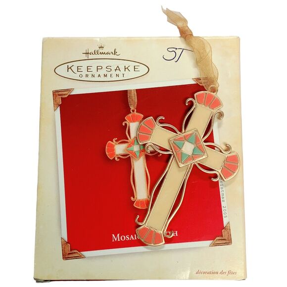 Hallmark Other - Hallmark Keepsake Ornament 2005 Cross Mosaic of Faith Christmas Holiday Decor